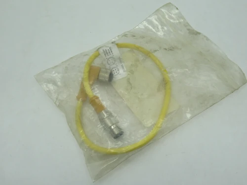 HTM R-MS4TZV070.3+R-FA4TZV070.3 Cordset 4P M12 Male/Female 0.3m L HOLEY BAG NWB