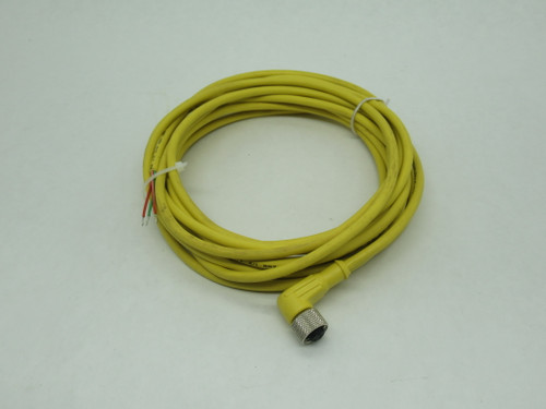 HTM U-FA3TAV315 Cordset 3-Pin 1/2-20 Female Angled 300V 4A  5m L SHELF WEAR NOP