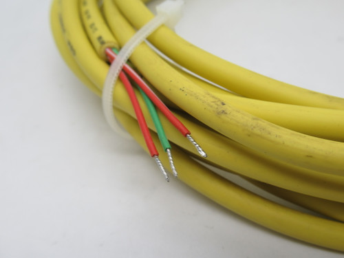 HTM U-FA3TAV315 Cordset 3-Pin 1/2-20 Female Angled 300V 4A  5m L SHELF WEAR NOP