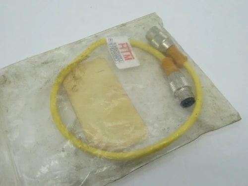 HTM R-MS4TZV070.3+R-FS4TZV070.3 Cordset 4P M12 Male/Female 0.3m L SHELF WEAR NWB