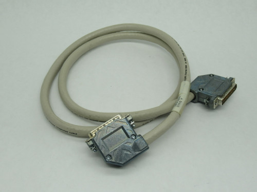 Black Box CBPS114276 Cable Assembly 25-Pin Male/Male 90D D-Sub 4' Length USED
