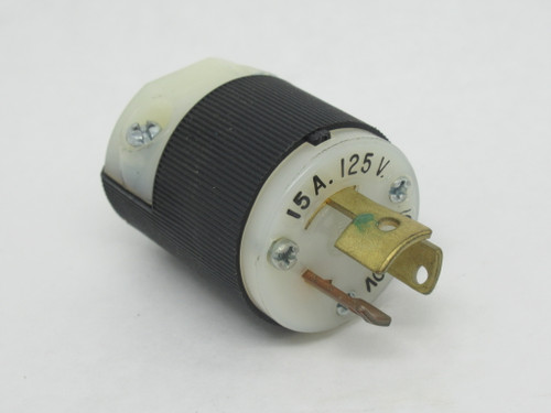 Hubbell HBL7567C Twist-Lock Plug 10A 250V 15A 125V 3-Wire 3-Pole USED