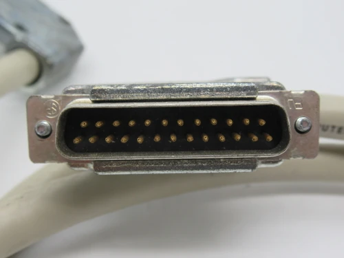 Black Box CBPS114276 Cable Assembly 25-Pin Male/Male 90D D-Sub 6' Length USED