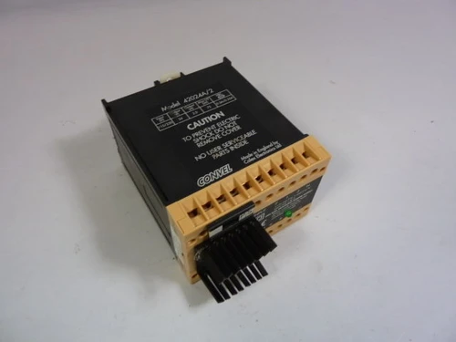 Convel 42024A/2 DIN Rail Mount Linear Power Supply 24VDC 2A 48W Output USED