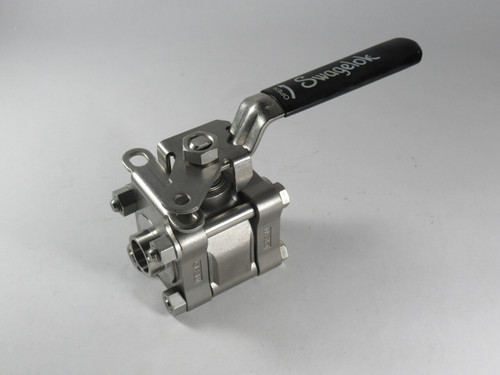 Swagelok SS-65TW12P40-JL 2-Way Stainless Steel Ball Valve 3/4" Pipe End NOP