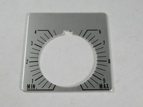 Allen-Bradley 800T-X609 Potentiometer Legend Plate With Graduated Markings NEW
