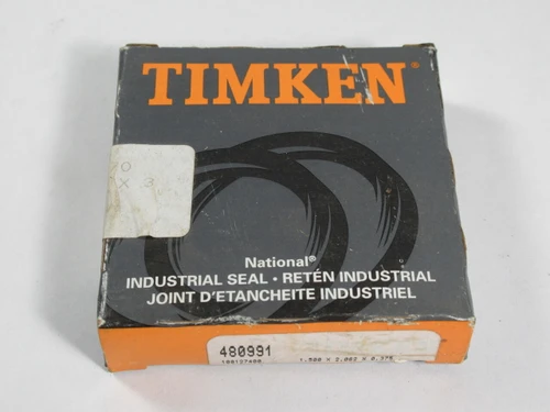 Timken 480991 Nitrile Oil Seal 1.500x2.062x0.375" BOX DAMAGE NEW