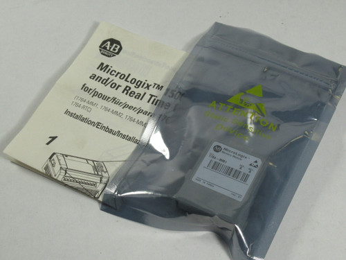 Allen-Bradley 1764-MM1 MicroLogix Memory Module Series A Rev A BOX DAMAGE NEW