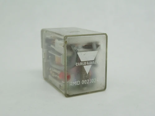 Carlo Gavazzi RMID002J024DC Plug-In Relay 24VDC 10A@250VAC 8-Blade USED