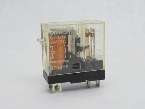 Omron G2R-1A-S-ASI-DC24 PCB Relay 24VDC 10A 4-Blade USED