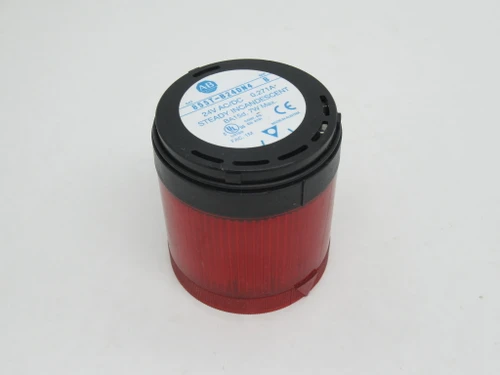 Allen-Bradley 855T-B24DN4 Series B Stack Light w/ Bulb 24VAC/DC 0.271A USED