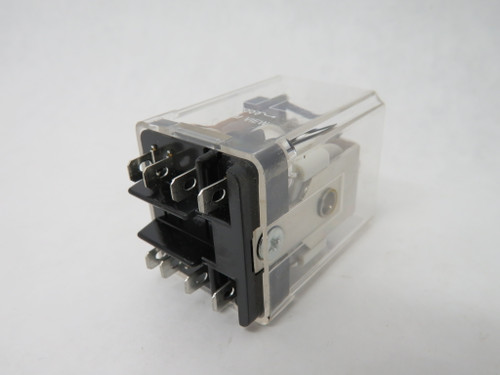 NTE R10-11D10-24 General Relay 24VDC 10A 240VAC 28VDC 8 Blade DPDT USED