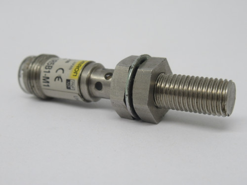 Omron E2FM-X1R5B1-M1 All-Stainless Housing Proximity Sensor 12-24VDC 1.5mm Range USED