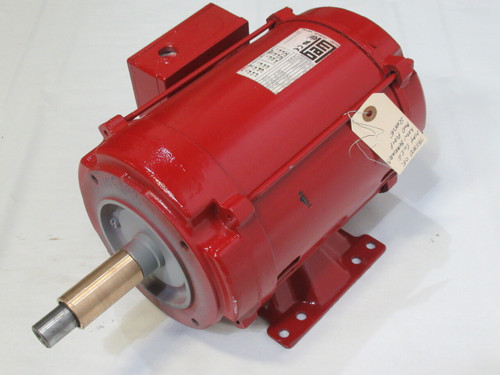 Weg 5HP 3.7kW 1740RPM 208-230/460V 184JM ODP 3Ph 14.4-13/6.5A 60Hz RFB