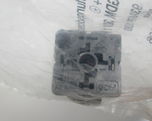 Hirschmann 932-079-100 GDM 3011 HN Valve Connector 3P+G Black HOLEY BAG NWB