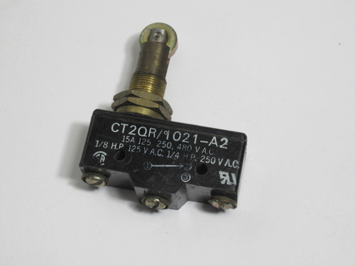 Burgess CT2QR/1021-A2 Snap Action Limit Switch 15A 125/250/480V 1/8HP 125V USED