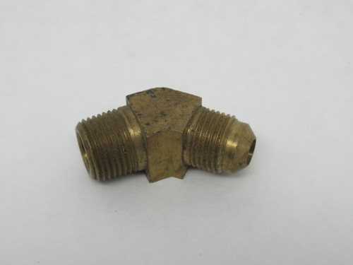 Parker 259F-6-6 45-Degree Brass Male Elbow 3/8" Tube 3/8" NPT SHELF WEAR NOP