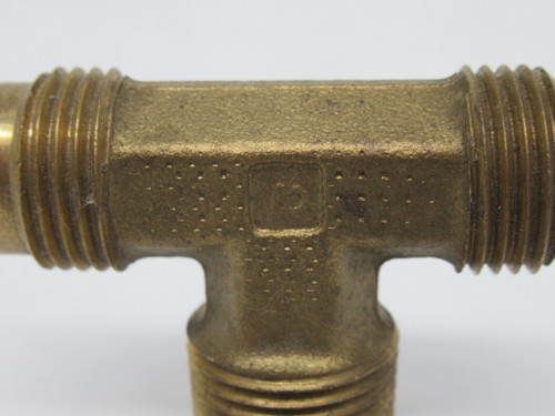 Parker 145F-6-6 Brass Male Branch Tee 3/8" Tube Size 3/8" NPT SHELF WEAR NOP