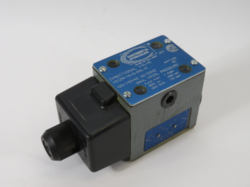 Continental VS12M-1A-G-60L-H Directional Valve 120/110VAC 60/50Hz SHELF WEAR NOP
