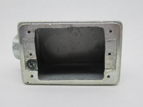 Appleton FD-1-50 1-Gang Malleable Cast Iron Device Box 1/2" NPT SHELF WEAR NOP