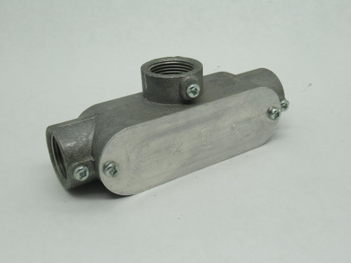 Commander CITA-3/4 Cast Aluminum Conduit Tee Fitting 3/4" NPT SHELF WEAR NOP