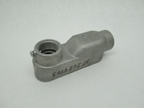 Commander CILBA-3/4 Cast Aluminum Conduit LB Fitting 3/4" NPT SHELF WEAR NOP