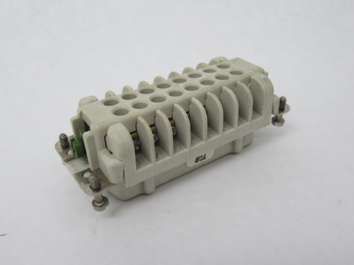 Thomas & Betts FS116B Female Connector 16P+G 1-16 16A 600V USED