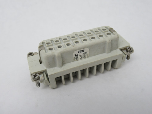 Thomas & Betts FS116B Female Connector 16P+G 1-16 16A 600V USED