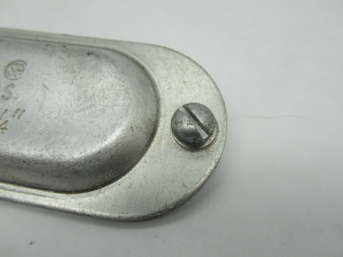 Crouse-Hinds 290 Aluminum Conduit Cover Mark 9 3/4" SHELF WEAR NOP