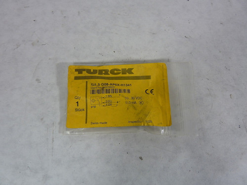 Turck BiL.5-G08-AP6X-H1341 Proximity Sensor 10-30VDC 150mA BAG DAMAGE NWB