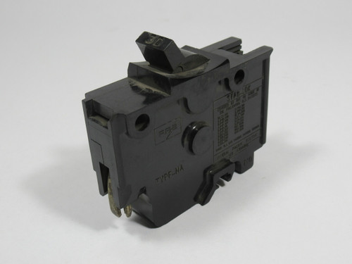 Federal Pioneer NA30 Black Circuit Breaker 30A 120/240V 1-Pole SHELF WEAR USED