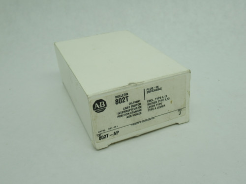 Allen-Bradley 802T-AP Series J Oiltight Limit Switch 600V 10A w/40146-747-63 NEW