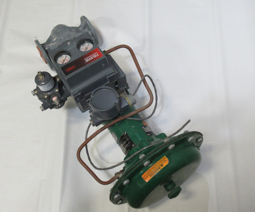 Fisher EZ 667 Size 30 Size 1 Flanged Steel Pneumatic Actuated Valve WEAR USED