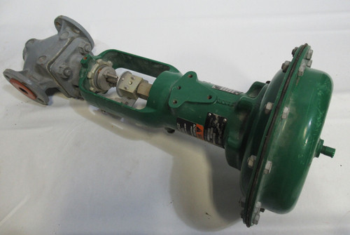 Fisher EZ 667 Size 30 Size 1 Flanged Steel Pneumatic Actuated Valve NO CAP USED