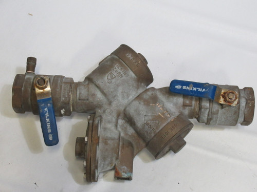 Wilkins Zurn 2-975XL Reduced Pressure Zone Backflow Preventer 2" FNPT RUST USED
