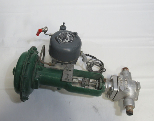 Fisher EZ 667 Size 30 Flanged Steel Pneumatic Actuated Valve ADJUSTED BASE USED