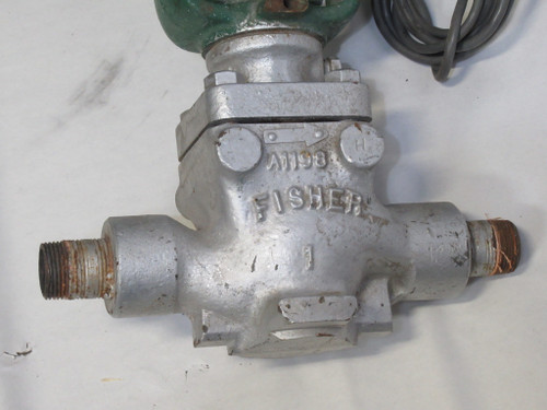 Fisher EZ 667 Size 30 Flanged Steel Pneumatic Actuated Valve ADJUSTED BASE USED