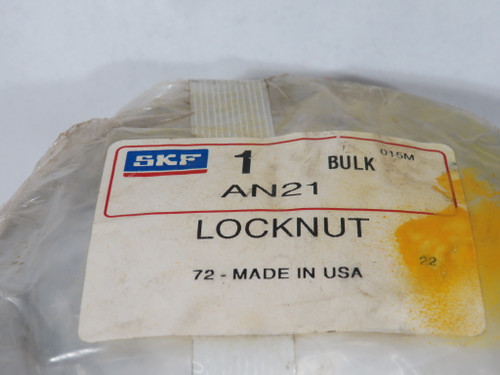 SKF AN21 Locknut 4.122-12 5.443"OD 0.76"W PAINT ON BAG NWB