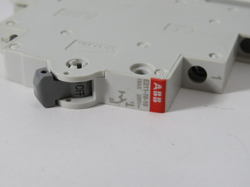 ABB E211-16-10 2CCA703000R0001 ON-OFF Isolator Switch 16A 250VAC 1P USED
