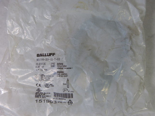 Balluff BES 516-324-E0-C-03/151993 Inductive Proximity Sensor 10-30VDC  NEW