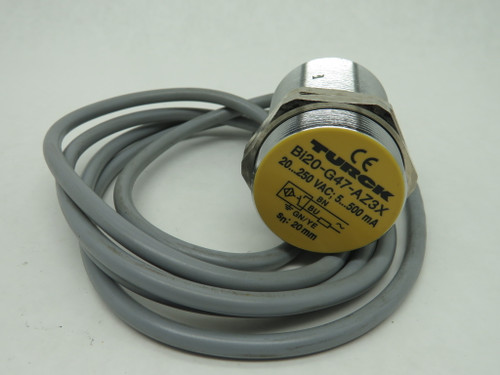 Turck BI20-G47-AZ3X Inductive Sensor 20-250VAC Shelf Wear NOP