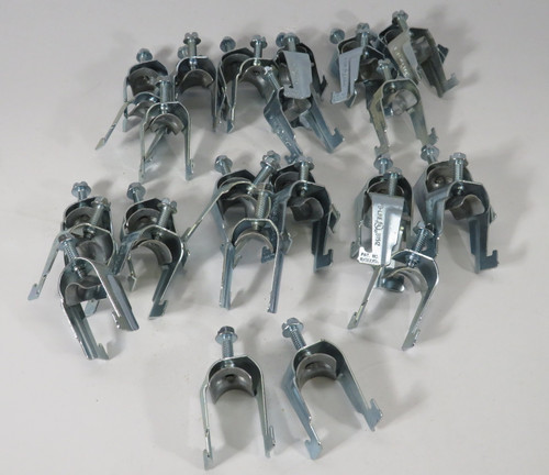 Cooper B1512S B-Line Zinc Plated Pipe Clamp 3/4"EMT 1/2"Rigid Lot/32 BOX DMG NEW
