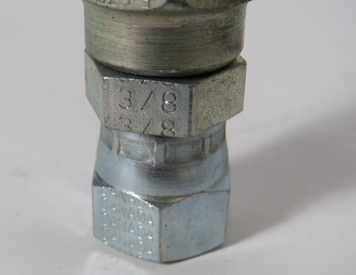 Parker 20142-6-6 Hydraulic Hose Fitting 3/8" Hose 3/8"-18 SHELF WEAR NOP