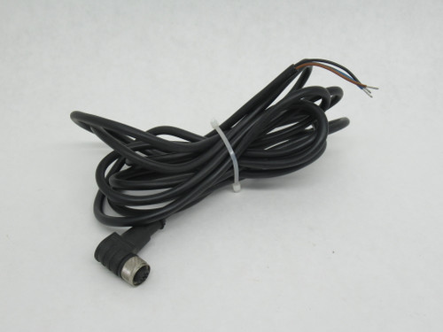 Schunk 0301503 Connection Cable Angled Socket M12 3-Wire Female 3m L USED