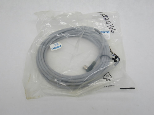 Festo 159425 SIM-M8-3WD-5-PSL-PU Socket Connector Cable 3-Pin M8 RIPPED BAG NWB