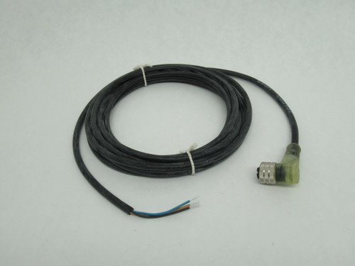 Schunk 0301503 Connection Cable Angled Socket M12 3-Wire Female SHELF WEAR NWB