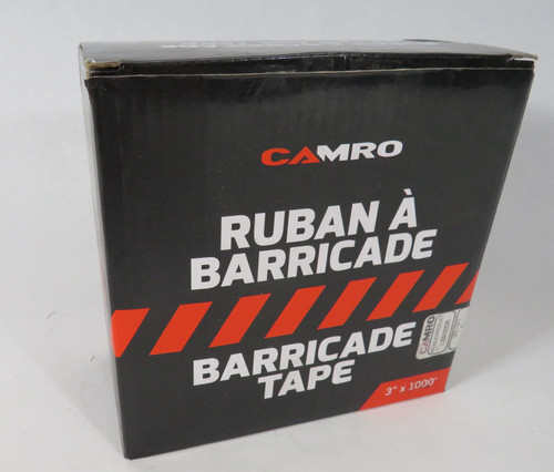 Camro R175M31000D Red DANGER Safety Barricade Tape 2MILx3"x1000' BOX DAMAGE NEW