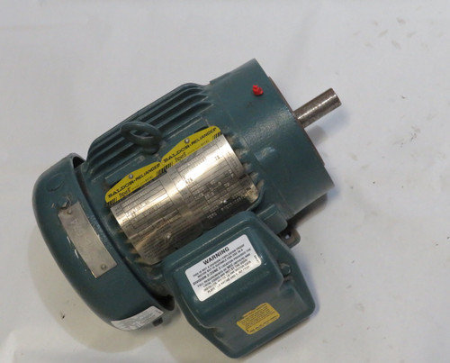 Baldor CECP83587T-5 Heavy Duty Motor 2HP 1755rpm 575V 145TC TEFC 3Ph 2.3A USED
