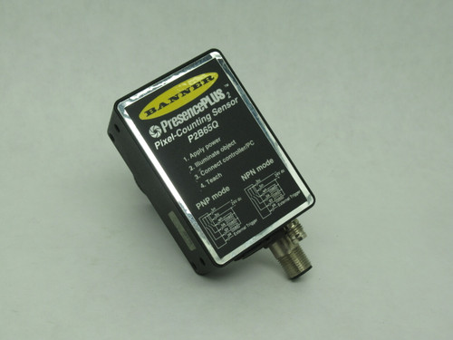 Banner P2B65Q Pixel-Counting Sensor 24VDC PNP/NPN SENSOR ONLY USED