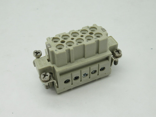 Ilme CDAF-10 Female Connector Insert 16A 10-Pole + Ground USED